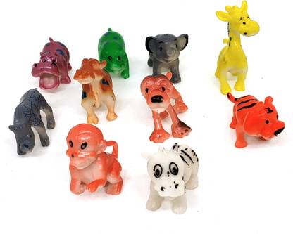 Maitri Jungle Funny Cartoon Animal Toys Figure Playing Set for Kids, Jungle Animal Toys Set for Children, Puzzle Early Education Gift (Pack of 10) - Jungle Funny Cartoon Animal Toys Figure Playing Maitri Jungle Funny Cartoon Animal Toys Figure Playing Set for Kids, Jungle Animal Toys Set for Children, Puzzle Early Education Gift (Pack of 10) - Jungle Funny Cartoon Animal Toys Figure Playing