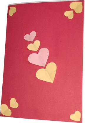 Infinity Idea Simple Easy Handmade Valentine S Day Craft Greeting Card Price In India Buy Infinity Idea Simple Easy Handmade Valentine S Day Craft Greeting Card Online At Flipkart Com