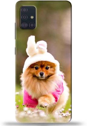 NDCOM Back Cover for Samsung Galaxy A51 Cutest Dog Puppy Printed