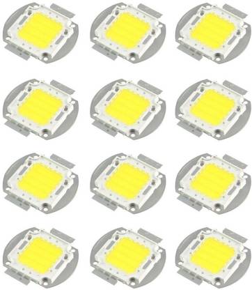 the first Fatal Other places Fonex 20w Led Smd Bead Chips Light 12V dc Led Chip Light (Cool White light  20w smd Led Chip Light) 9V- 12V dc Led Bulb (12 Pcs.) Light Electronic  Hobby Kit Price