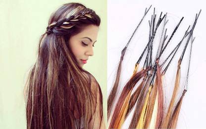 INAAYA Highlighting Colored Extension With Pins In Straight Piece| Colour Streaks Extensions for Women and Girls for Party and Casual Use Hair Extension Price in India - Buy INAAYA Highlighting Colored Extension INAAYA Highlighting Colored Extension With Pins In Straight Piece| Colour Streaks Extensions for Women and Girls for Party and Casual Use Hair Extension Price in India - Buy INAAYA Highlighting Colored Extension