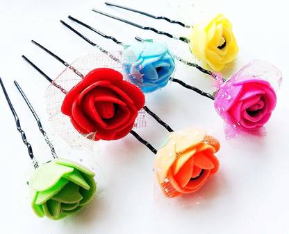 PANKSHRI ENTERPRISE Bridal Wedding Hair Pins Rose Flower Hair Pin Black Metal DIY Hair Bun Pin for girls/ women Hair Pin Price in India - Buy PANKSHRI ENTERPRISE Bridal Wedding Hair Pins PANKSHRI ENTERPRISE Bridal Wedding Hair Pins Rose Flower Hair Pin Black Metal DIY Hair Bun Pin for girls/ women Hair Pin Price in India - Buy PANKSHRI ENTERPRISE Bridal Wedding Hair Pins