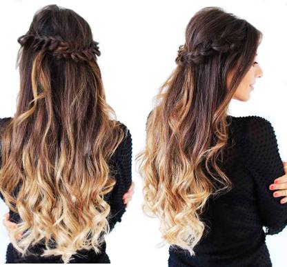 RAAYA 5 Pcs Clips Fancy Curly Extension For Girls And Women For Casual And Party Wear, Blonde Hair Extension Price in India - Buy RAAYA 5 Pcs Clips Fancy Curly Extension For RAAYA 5 Pcs Clips Fancy Curly Extension For Girls And Women For Casual And Party Wear, Blonde Hair Extension Price in India - Buy RAAYA 5 Pcs Clips Fancy Curly Extension For