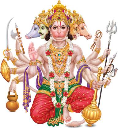 God God S Large Panchmukhi Hanuman Modern Art Wall Price In India Buy God God S Large Panchmukhi Hanuman Modern Art Wall Online At Flipkart Com Panchamukhi hanuman temple holds immense religious importance as it is believed to be the place where raghavendra. god god s large panchmukhi hanuman modern art wall