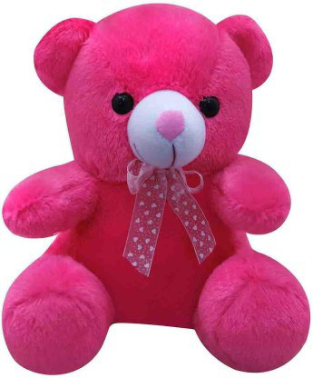 dark pink teddy bear
