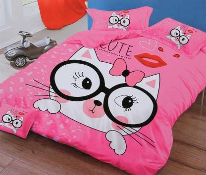 THH 180 TC Cotton Single Cartoon Flat Bedsheet - Buy THH 180 TC Cotton Single  Cartoon Flat Bedsheet Online at Best Price in India 