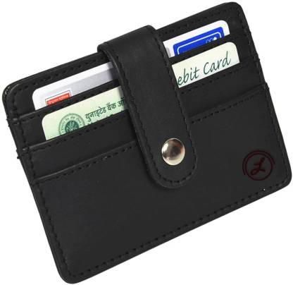 ID Holder Necklace Women Genuine Leather Credit Card Holder Zipper Card Wallet