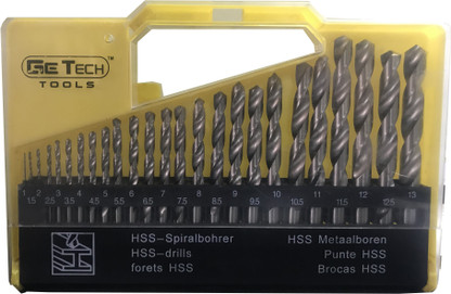25 PCS HSS DRILL BIT SET Price in India 