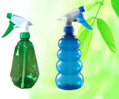 Portable Water Spray Bottle for Plants 500ML Plastic Handheld Spray with Trigger Mist Spray Water Bottle Hairdressing Spray Bottle for Plants Flowers Green