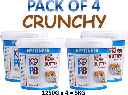 Myfitness Peanut Butter Crunchy 5 Kg Price In India Buy Myfitness Peanut Butter Crunchy 5 Kg Online At Flipkart Com
