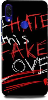 MP ARIES MOBILE COVER Back Cover for Redmi Note 7S/MZB7744IN/MZB7742IN I HATE THIS FACK LOVE PRINTED