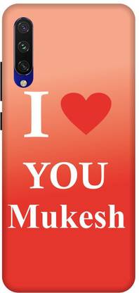 Tpm Back Cover For Mi A3 Printed I Love Mukesh Mobile Back Cover Tpm Flipkart Com