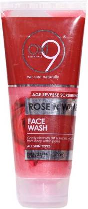 Oxi9 Age Reverse Scrubbing Rose N Wine Face Wash