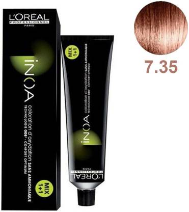 L'Oréal Paris Inoa Hair Color  - Golden Mahogany Blonde ,  - Golden  Mahogany Blonde - Price in India, Buy L'Oréal Paris Inoa Hair Color  -  Golden Mahogany Blonde ,
