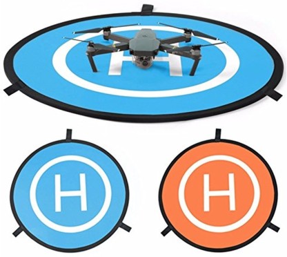 9.8 Waterproof 23 Universal Landing Pads Fast-fold Double Sided Quadcopter Landing Pads For DJI FPV Mavic Air 2 Drone Toys Spare Parts Accessories & More Drone Landing Pad 