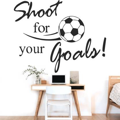 Stickme Shoot Your Goals Motivational Inspiration Quotes Bedroom Wall Sticker Sm538 Price In India Buy Stickme Shoot Your Goals Motivational Inspiration Quotes Bedroom Wall Sticker Sm538 Online At Flipkart Com
