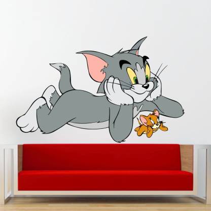 StickMe Tom & Jerry Wall Sticker -SM452