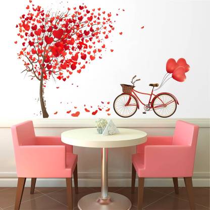 StickMe Love Tree - Bi-Cycle Romantic Decorative - Creative - Colorful -  Wall Sticker -SM182 Price in India - Buy StickMe Love Tree - Bi-Cycle  Romantic Decorative - Creative - Colorful -
