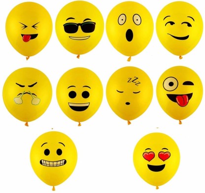 Colour Smiley YELLOW Balloons Wholesale Prices baloons For Birthdays Mothers DAY 