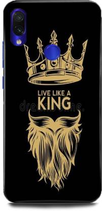 MP ARIES MOBILE COVER Back Cover for MI Redmi Y3/M1810F6I LIVE LIKE A KING PRINTED