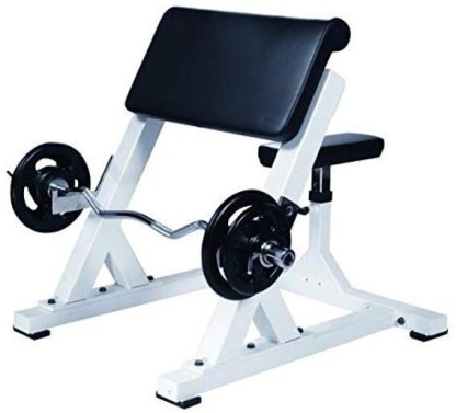 bench with preacher curl and leg extension