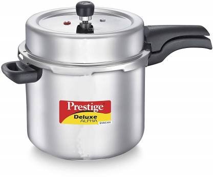 Prestige Svachh Deluxe Alpha Stainless Steel Outer Lid Pressure Cooker