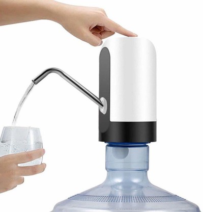 fang FANS Manual Drinking Water Pump Universal Drinking Dispenser Water Hand Pump for Bottled Drinking Water Cooler Jugs Camping Drinking Spigot Use in Home Office Hospital School Factory Blue 