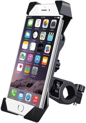 Universal Cell Phone Bicycle Cycle Rack Handlebar & Motorcycle Holder Cradle Clip Stand 4 Colors as described Black Adjustable Bike Mount 