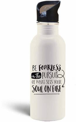 Ikraft Inspirational Quotes Printed Stainless Steel Water Bottle White 600 Ml Bottle Buy Ikraft Inspirational Quotes Printed Stainless Steel Water Bottle White 600 Ml Bottle Online At Best Prices In India