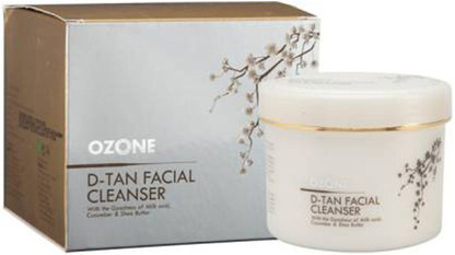 d tan facial cleanser