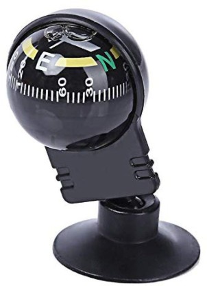 Iumer Compass Ball Car Mini Compact Adjustable Floating Ball Magnetic Navigation Dashboard 