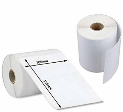 Fusionx Premium Quality 800 Direct Thermal Transfer Shipping Adhesive Labels 100 Mm X 150 Mm 2 Packs 400 Labels 4 X 6 Inches Permanent Paper Label Price In India