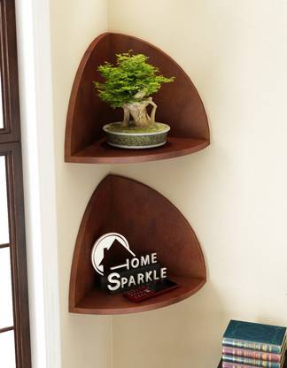 Trendy Ile Corner Wall Shelfs Wooden Shelves For Living Room Office And Bedroom Set Of 2 Brown Mdf Medium Density Fiber Shelf In India - Wooden Corner Wall Shelves Living Room Trendy Ile Corner Wall Shelfs Wooden Shelves For Living Room Office And Bedroom Set Of 2 Brown Mdf Medium Density Fiber Shelf In India - Wooden Corner Wall Shelves Living Room