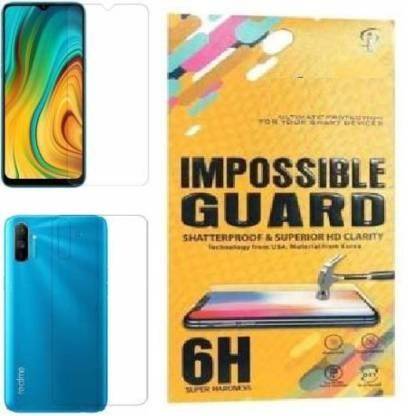 JBJ Front and Back Screen Guard for REALME C3