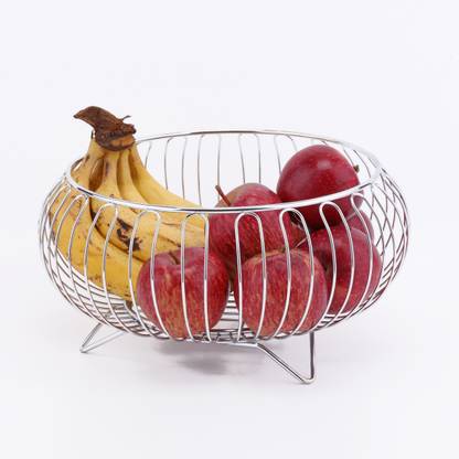Usf Stainless Steel Vegetable And Fruit Bowl Basket For Kitchen Dining Table Bowl Centre Table Basket For Home Stainless Steel Fruit Vegetable Basket Price In India Buy Usf