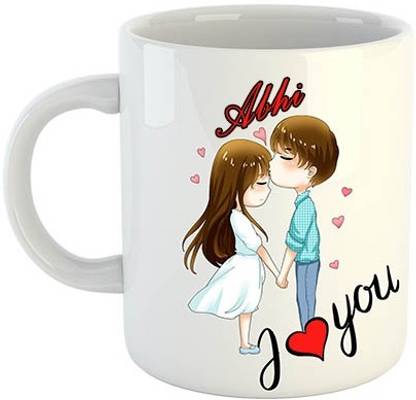 Nakshasutra Abhi I Love You 02 Ceramic Coffee Mug Price In India Buy Nakshasutra Abhi I Love You 02 Ceramic Coffee Mug Online At Flipkart Com Log in or create an account to see photos of abhi love. inr