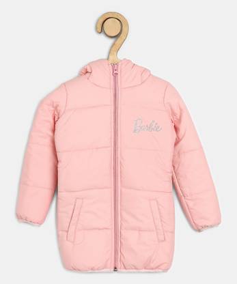 Barbie Full Sleeve Solid Girls Jacket