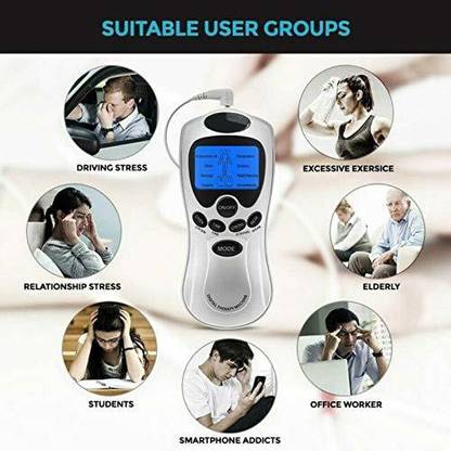 Blueidea Dth-300 Digital Therapy Machine Massager for Muscle Relax, Pain Relief - Fat Burner and Relaxation 8 in 1 Digital Therapy Machine Massager