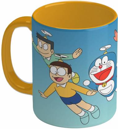 Shieldsmore Ceramic Cartoon Printed Milk & Coffee Cups for Gift (Orange_325  ML) Ceramic Coffee Mug Price in India - Buy Shieldsmore Ceramic Cartoon  Printed Milk & Coffee Cups for Gift (Orange_325 ML)