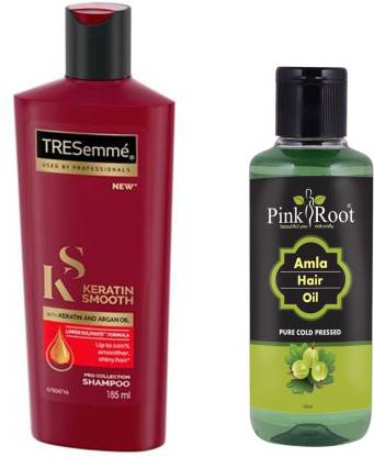 PINKROOT Amla Oil 100ml with resemme Keratin Smooth Shampoo Price in India  - Buy PINKROOT Amla Oil 100ml with resemme Keratin Smooth Shampoo online at  