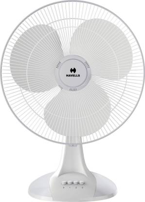HAVELLS SAMEERA 400 MM 400 mm 3 Blade Table Fan  (White, Pack of 1)