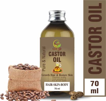 Cargo Cold Pressed (Organic) Castor Oil for Skin, Body & Hair Oil-70ML Hair Oil