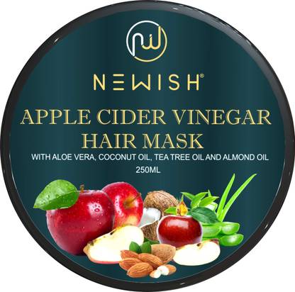Newish Apple Cider Vinegar 7 In 1 Hair Mask For Frizz Control Dry Damaged Hair Fall Growth 250 Ml Price In India Buy Newish Apple Cider Vinegar 7 In 1
