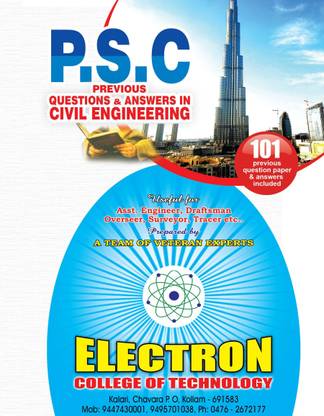 Psc Previous Questions And Answers In Civil Engineering: Buy Psc ...