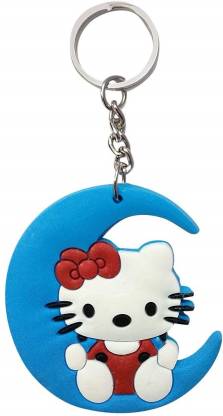 Relicon Single Sided Hello Kitty Cartoon Character (Design-4) Blue Rubber  Keychain for Car Bike Men Women Keyring Key Chain Price in India - Buy  Relicon Single Sided Hello Kitty Cartoon Character (Design-4)