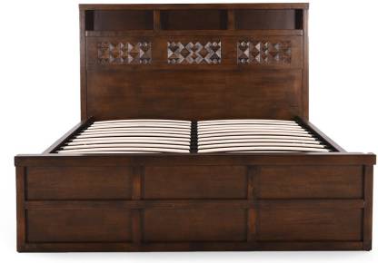 Stylish Design Galaxy Solid Wood Queen Hydraulic Bed – RoyalOak