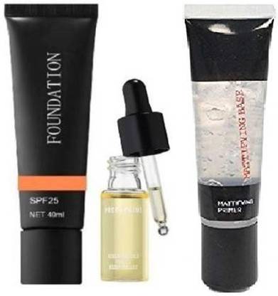 Sheny Face Skin Care Foundation With Serum Oil And Best Ever Makeup Perfecting Professional Beauty Kit