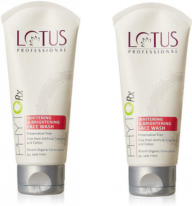 lotus brightening face wash