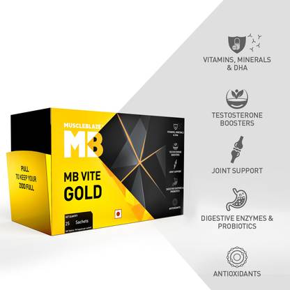 MuscleBlaze MB Vite Gold with Vitamins, Minerals
