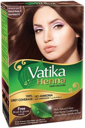 Dabur Vatika Henna Natural Brown Hair Color Ammonia Free , Brown - Price in  India, Buy Dabur Vatika Henna Natural Brown Hair Color Ammonia Free , Brown  Online In India, Reviews, Ratings